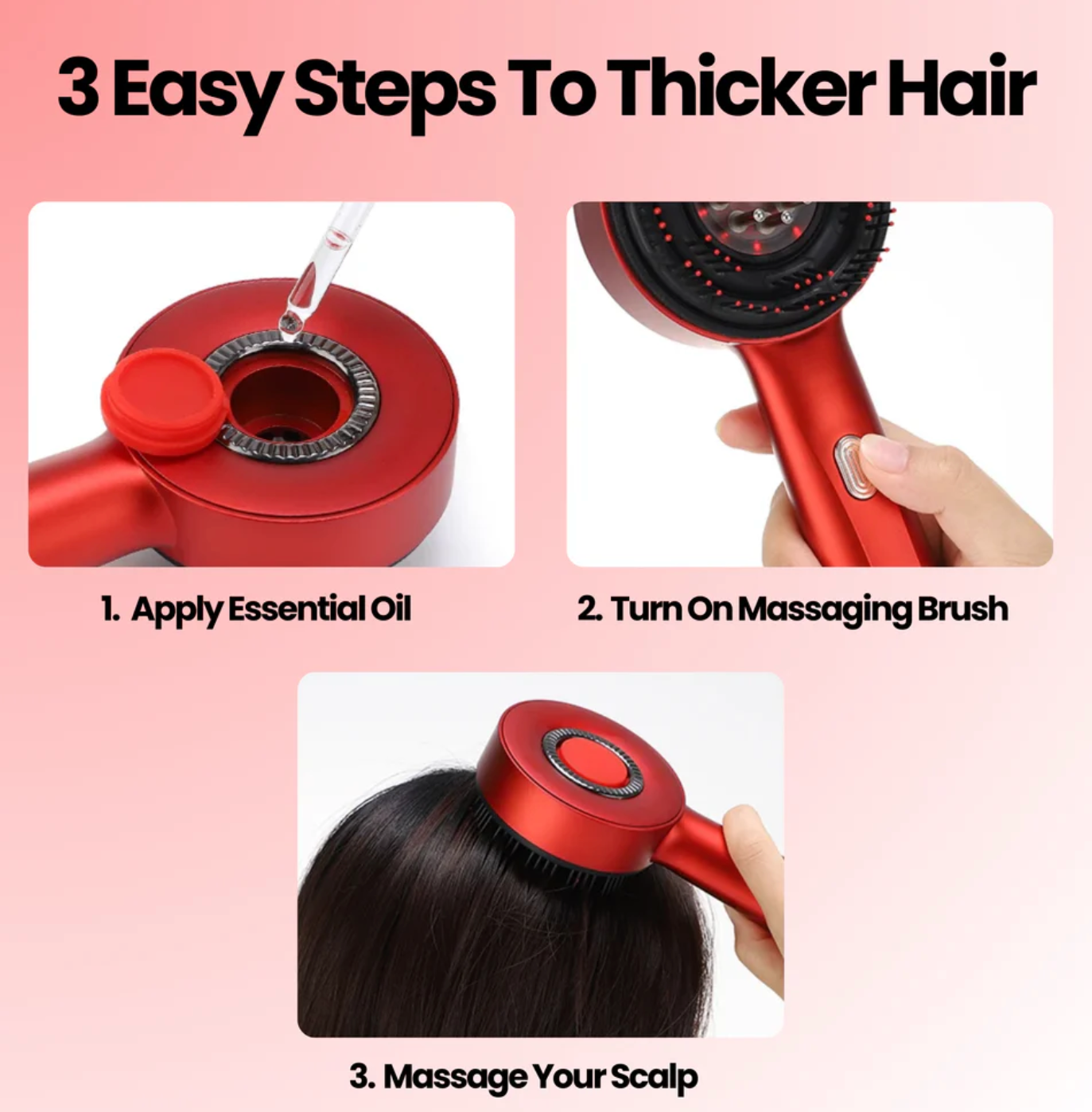 Redlyne™️ Red Light Scalp Massager